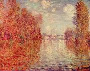 Claude Monet Herbst in Argenteuil painting